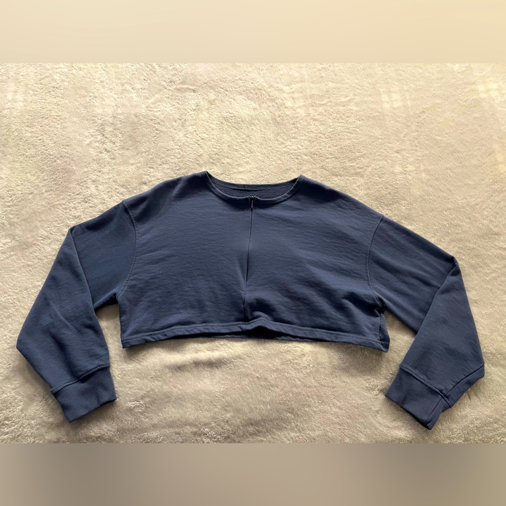 Long sleeve Cropped cover up top